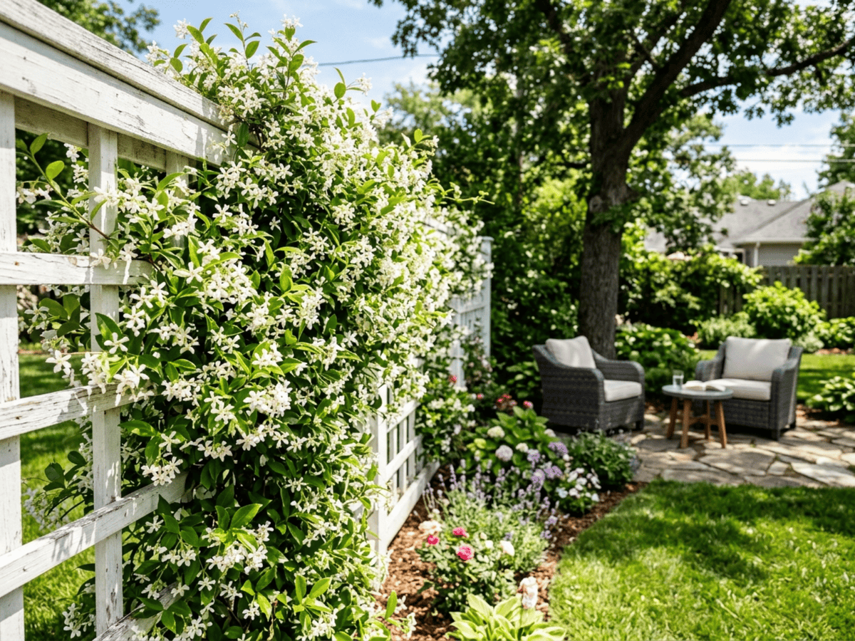 Echter Jasmin im Garten