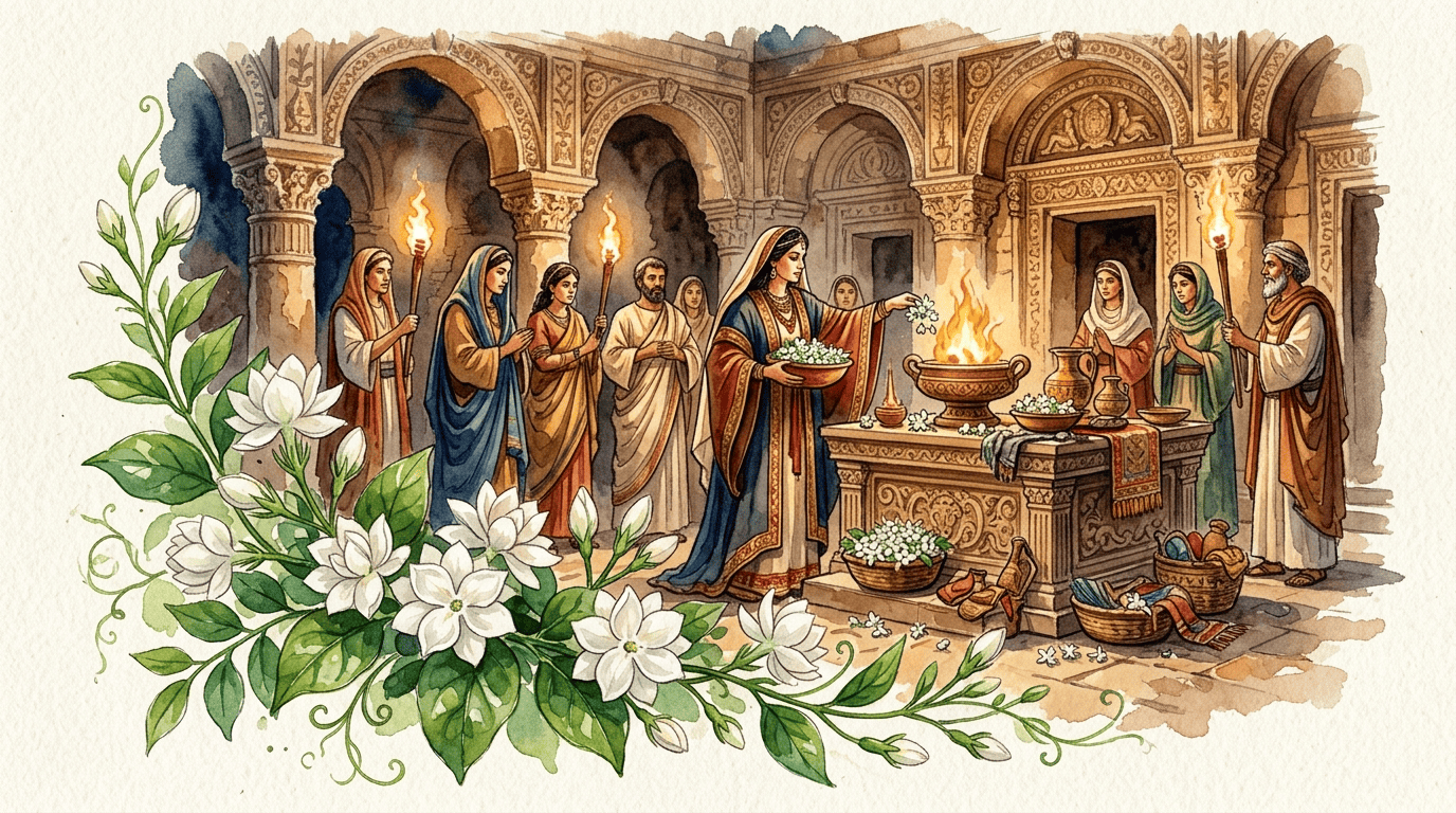 Scena storica illustrata per Gelsomino d'Arabia