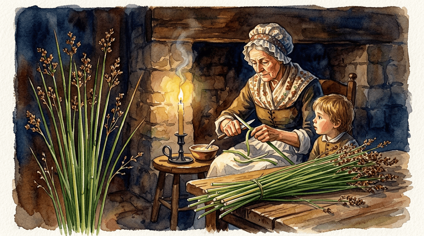 Scène historique illustrée pour Jonc épars