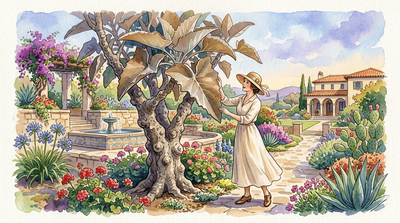 Illustrierte historische Szene zu Samtblatt