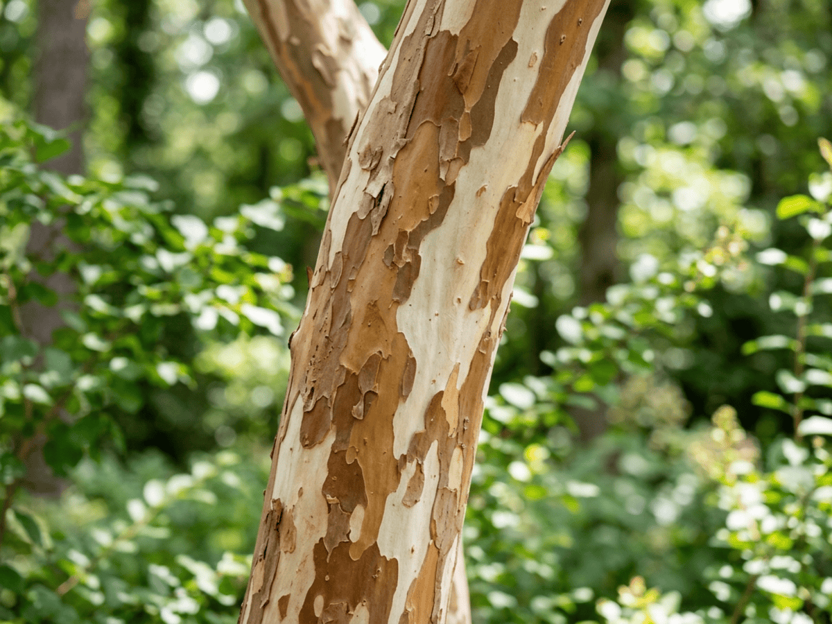 Japanese Crape Myrtle — close-up of leaves and flowers