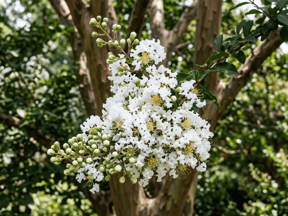 Japanese Crape Myrtle — seasonal appearance