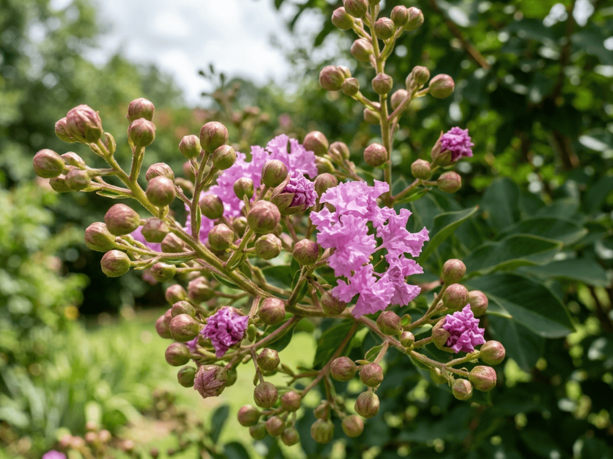 Lagerstroemia — aspetto stagionale