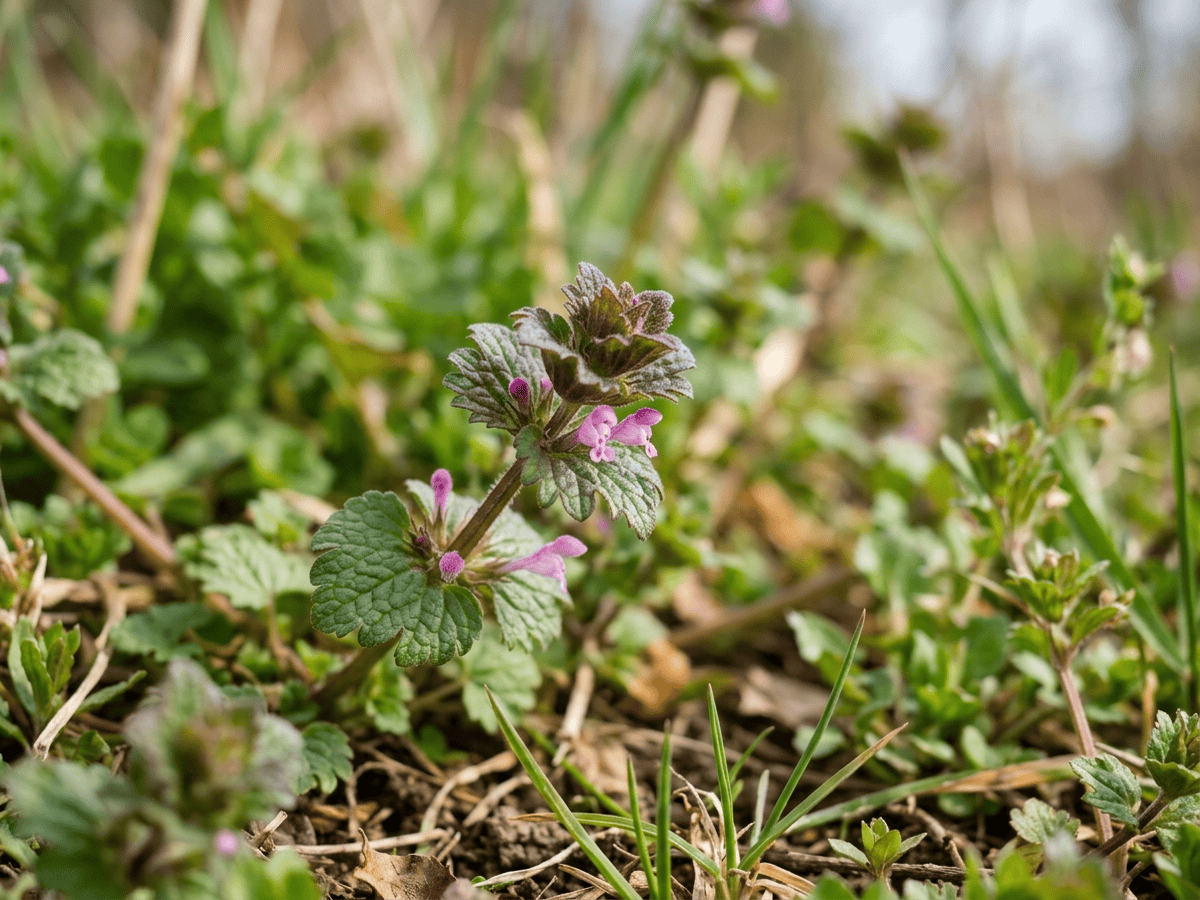 Henbit Deadnettle — seasonal appearance
