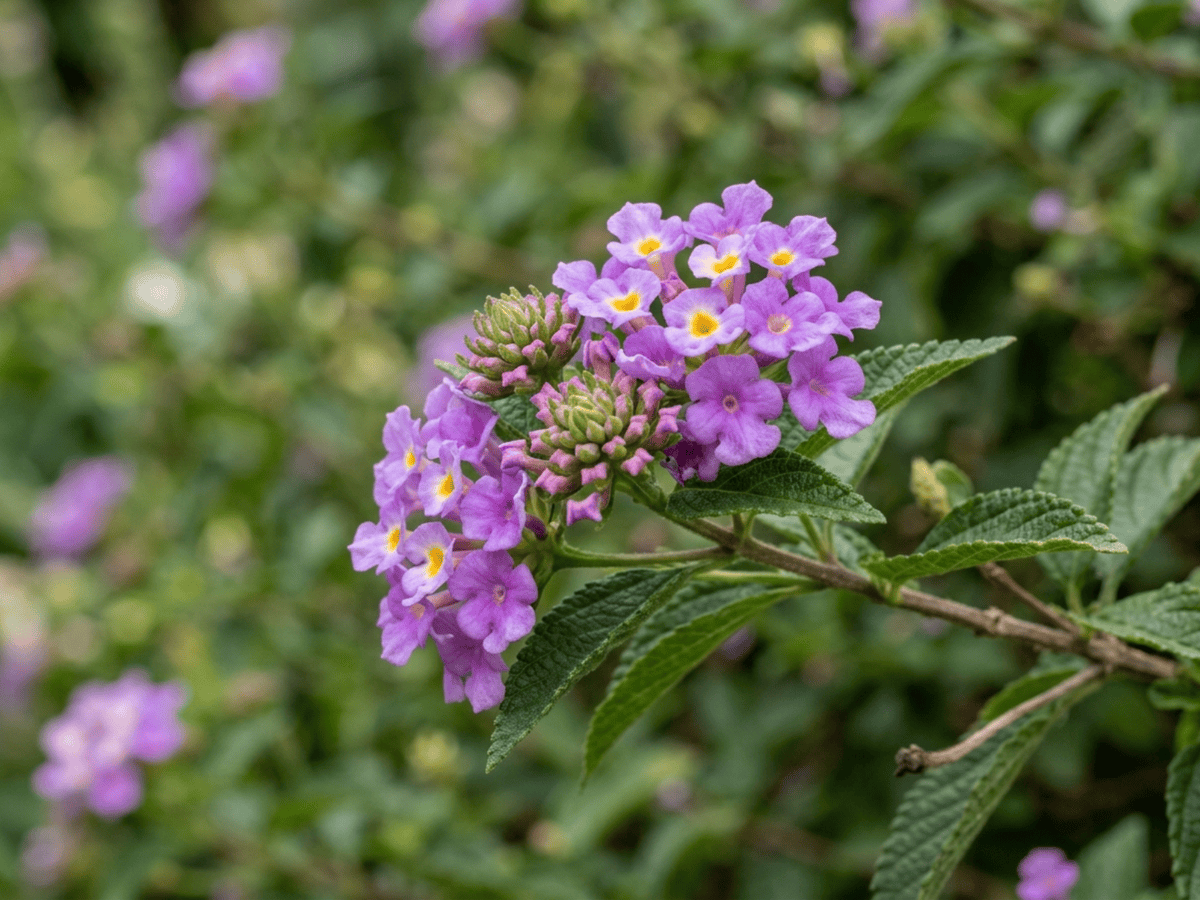 Lantana strisciante — aspetto stagionale