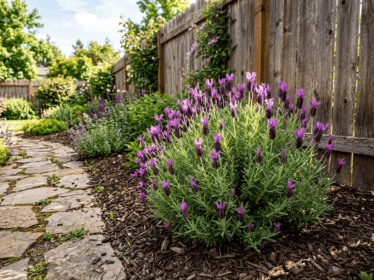 Schopf-Lavendel im Garten