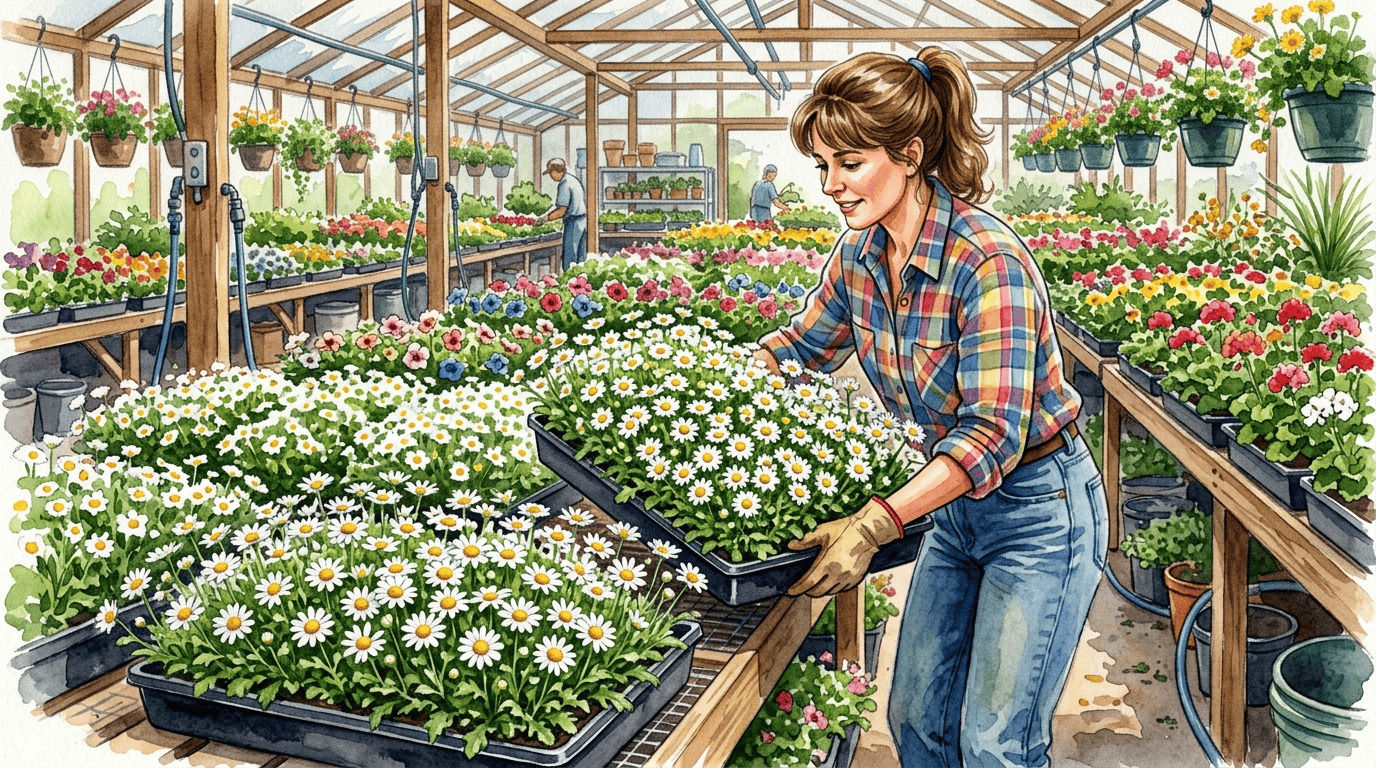 Illustrated historical scene for Mini-Marguerite