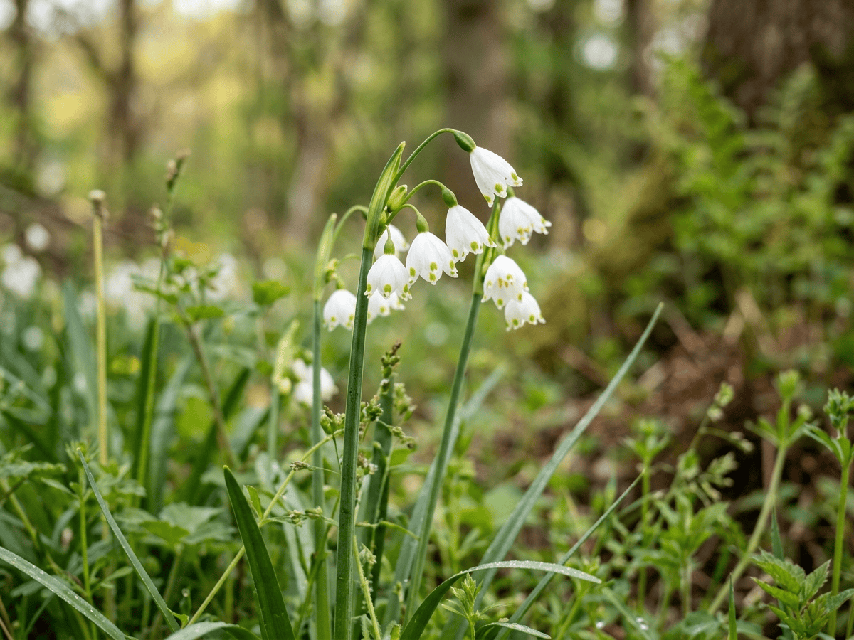 Summer Snowflake — seasonal appearance