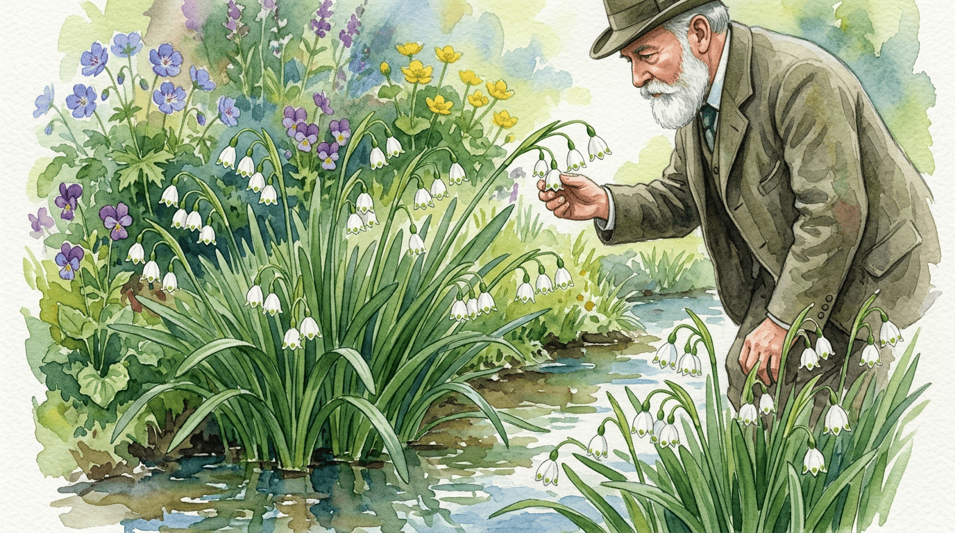 Illustrated historical scene for Summer Snowflake