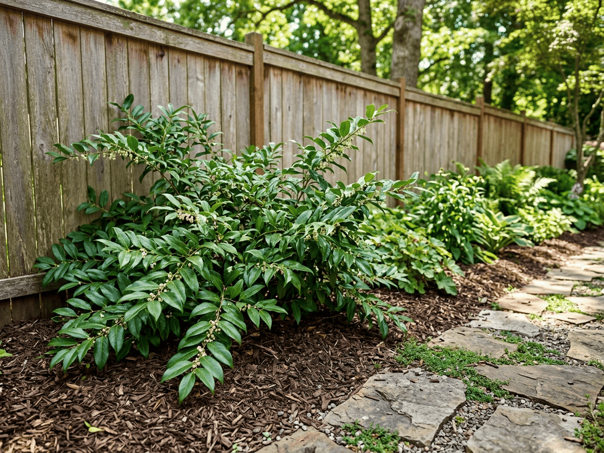 Cây leucothoe đầm lầy trong khu vườn
