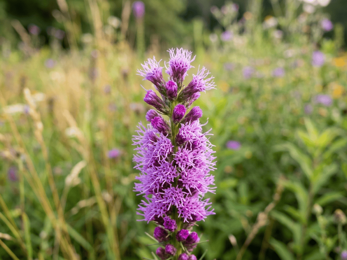 Dense Blazing Star — seasonal appearance