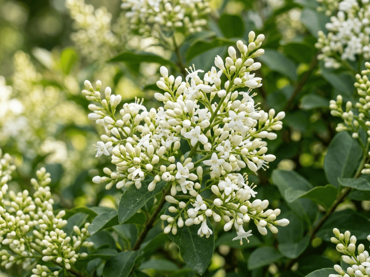 Chinese Privet — seasonal appearance