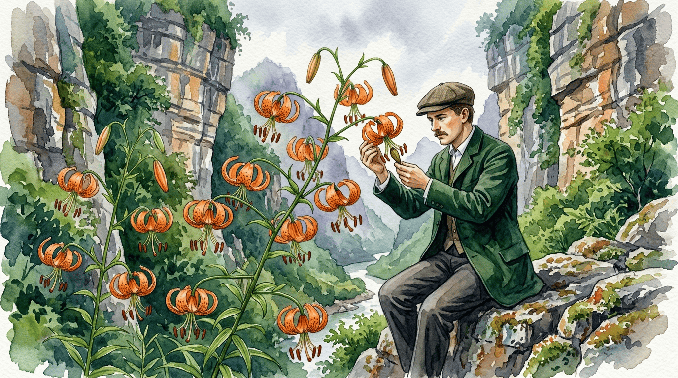 Scena storica illustrata per Giglio di Henry