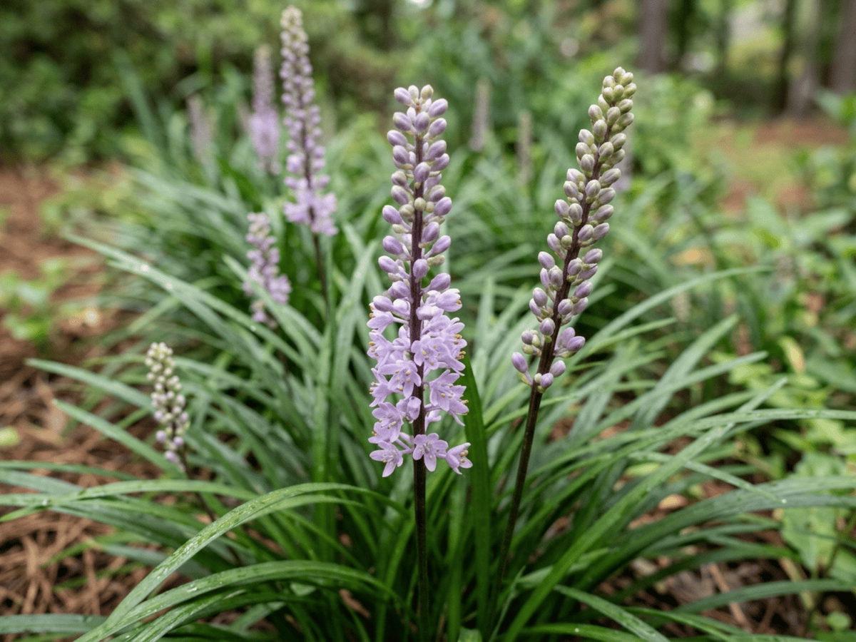 Liriope spicata — aspetto stagionale