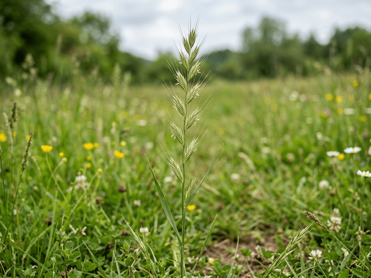 azevém (Lolium multiflorum), planta inteira