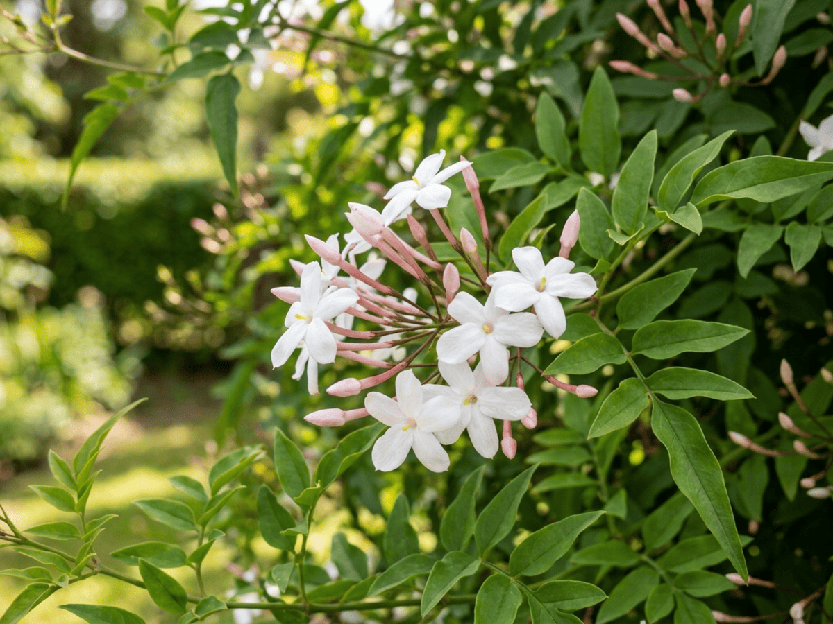 Wald-Geißblatt — Nahaufnahme von Blättern und Blüten