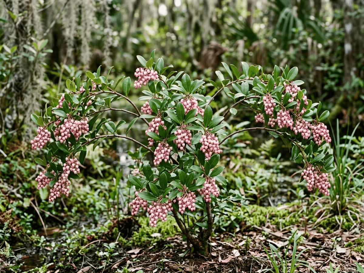 Lyonia (Lyonia lucida), pianta intera