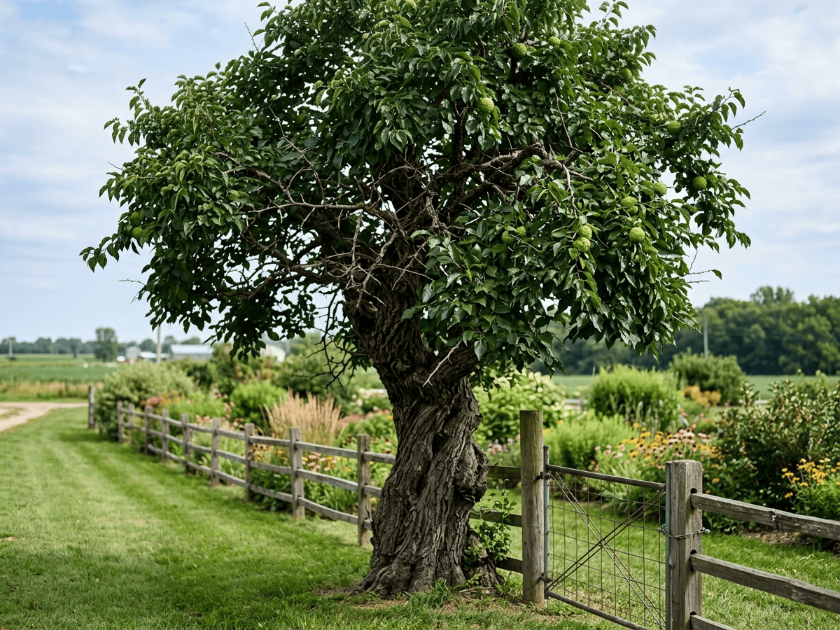 오세이지오렌지(Maclura pomifera) 전체 모습