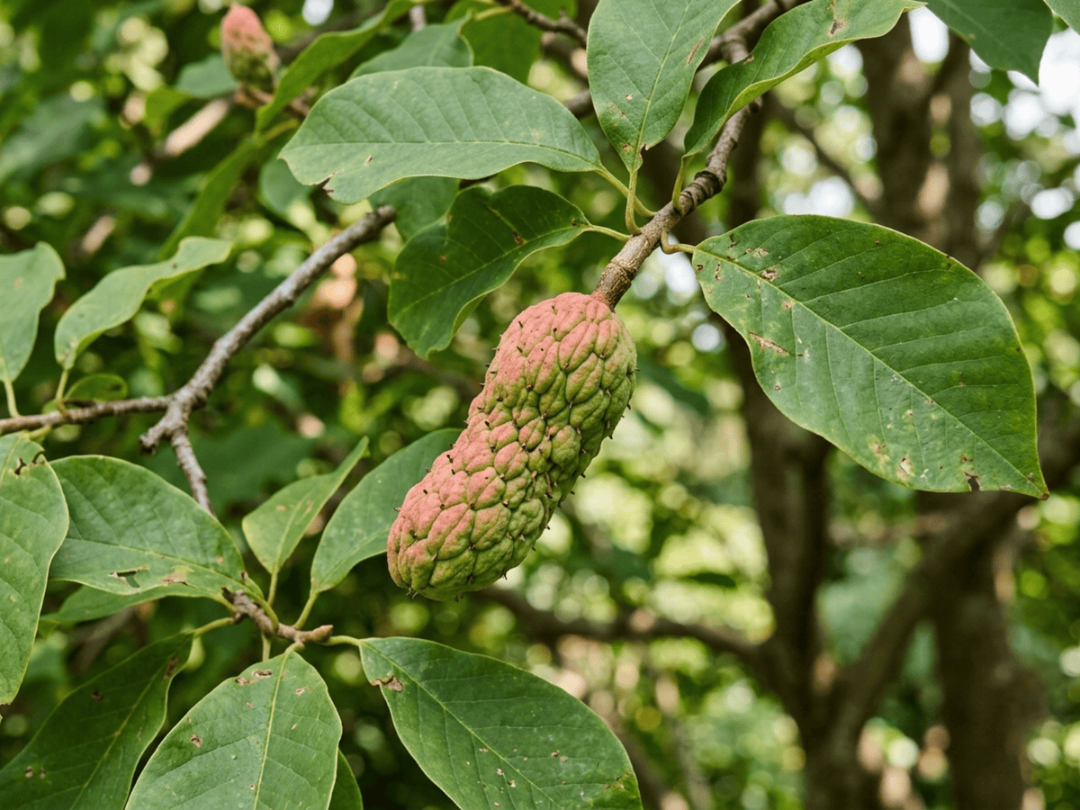 Magnolia acuminata — aspetto stagionale