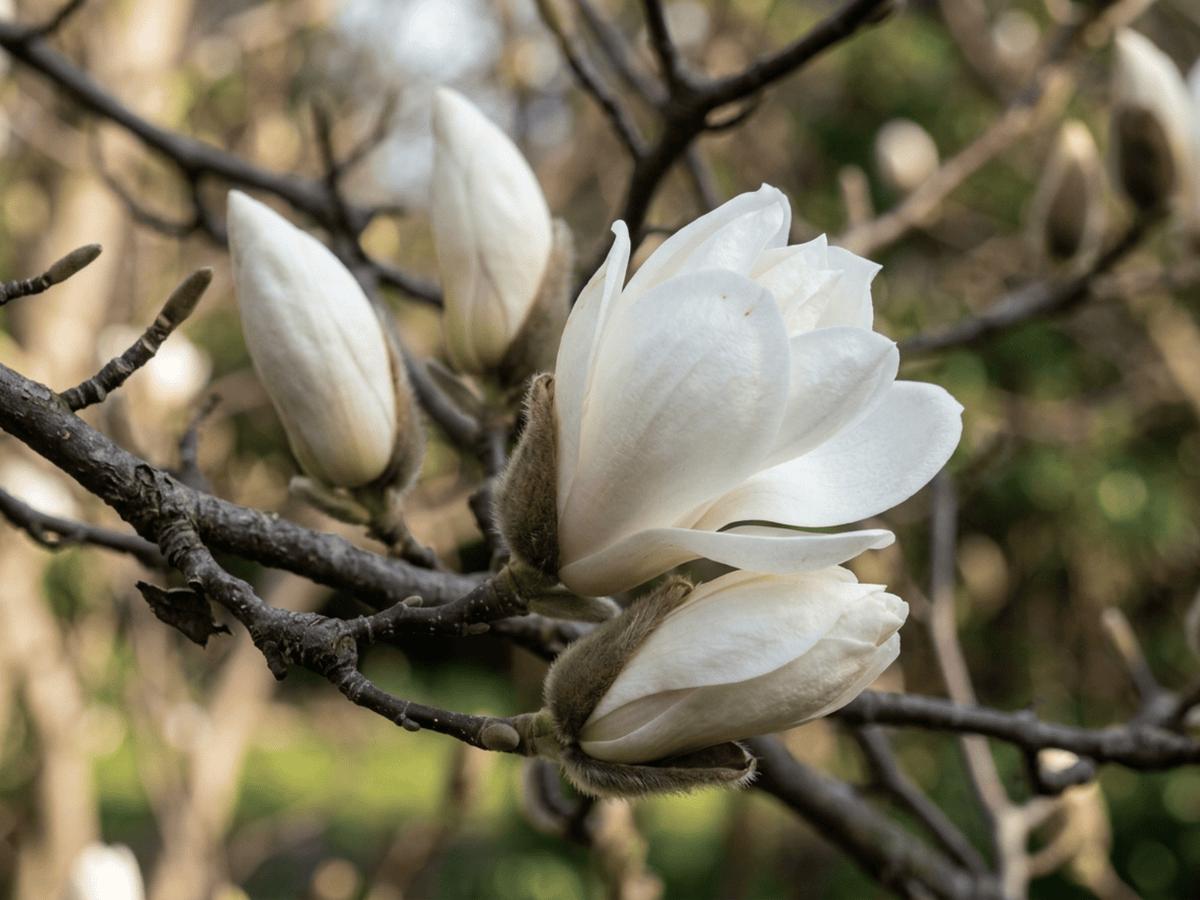 Yulan Magnolia — seasonal appearance