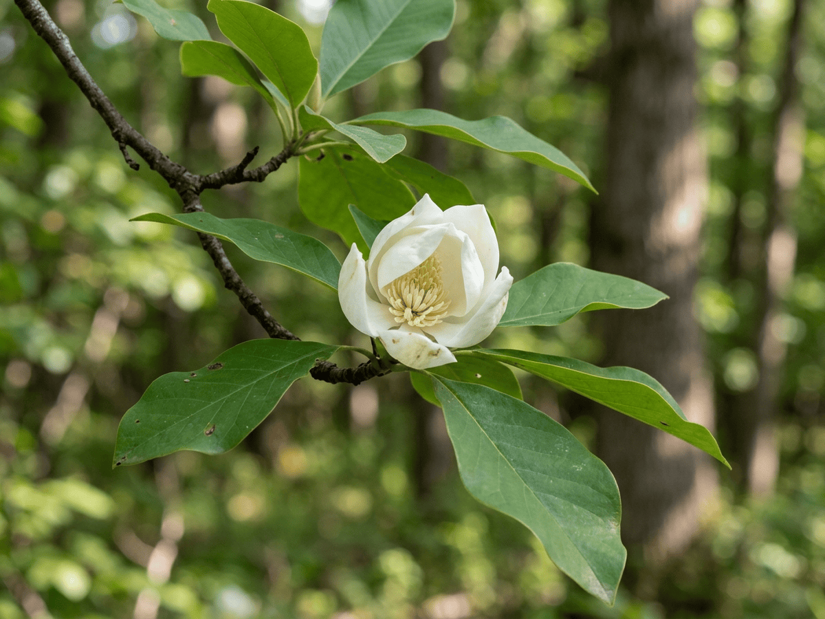 Pyramid Magnolia — seasonal appearance