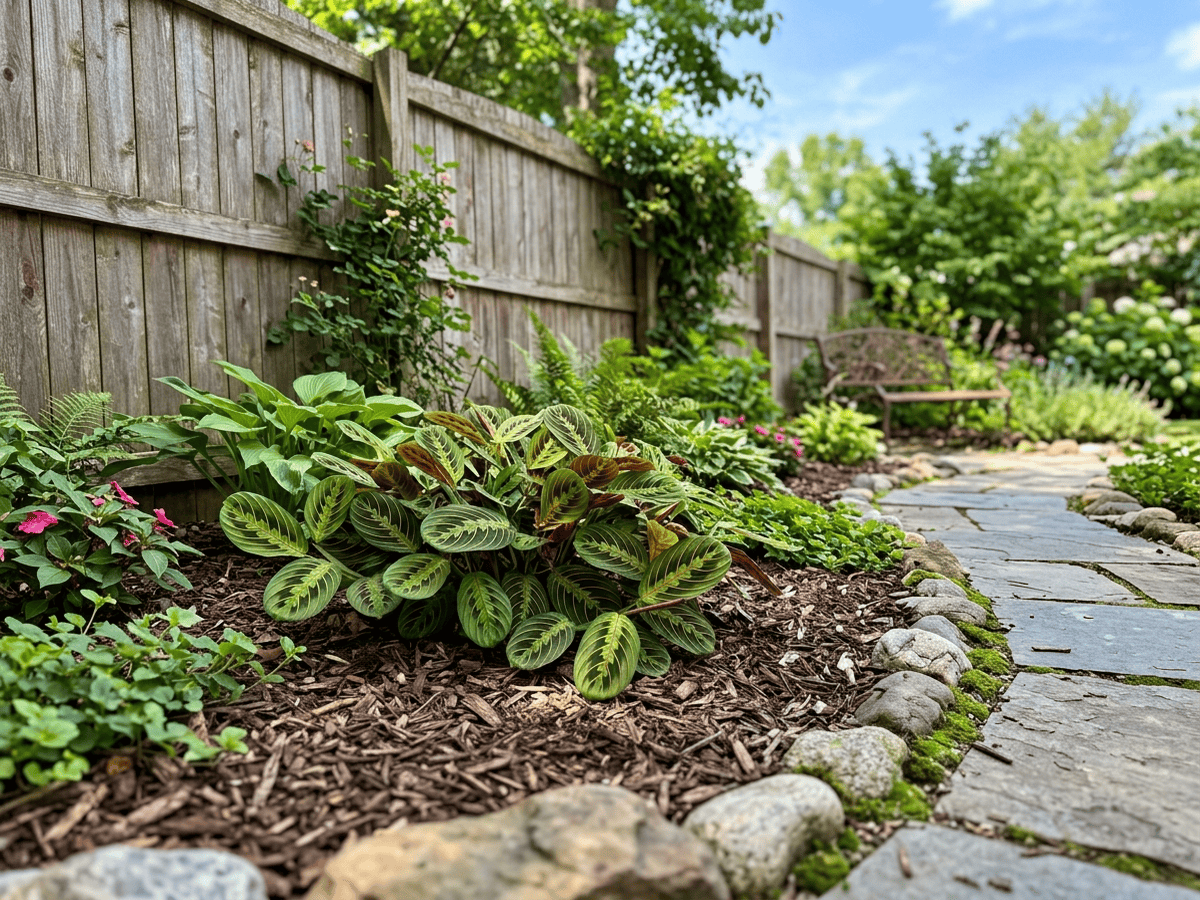 Pfeilwurz im Garten
