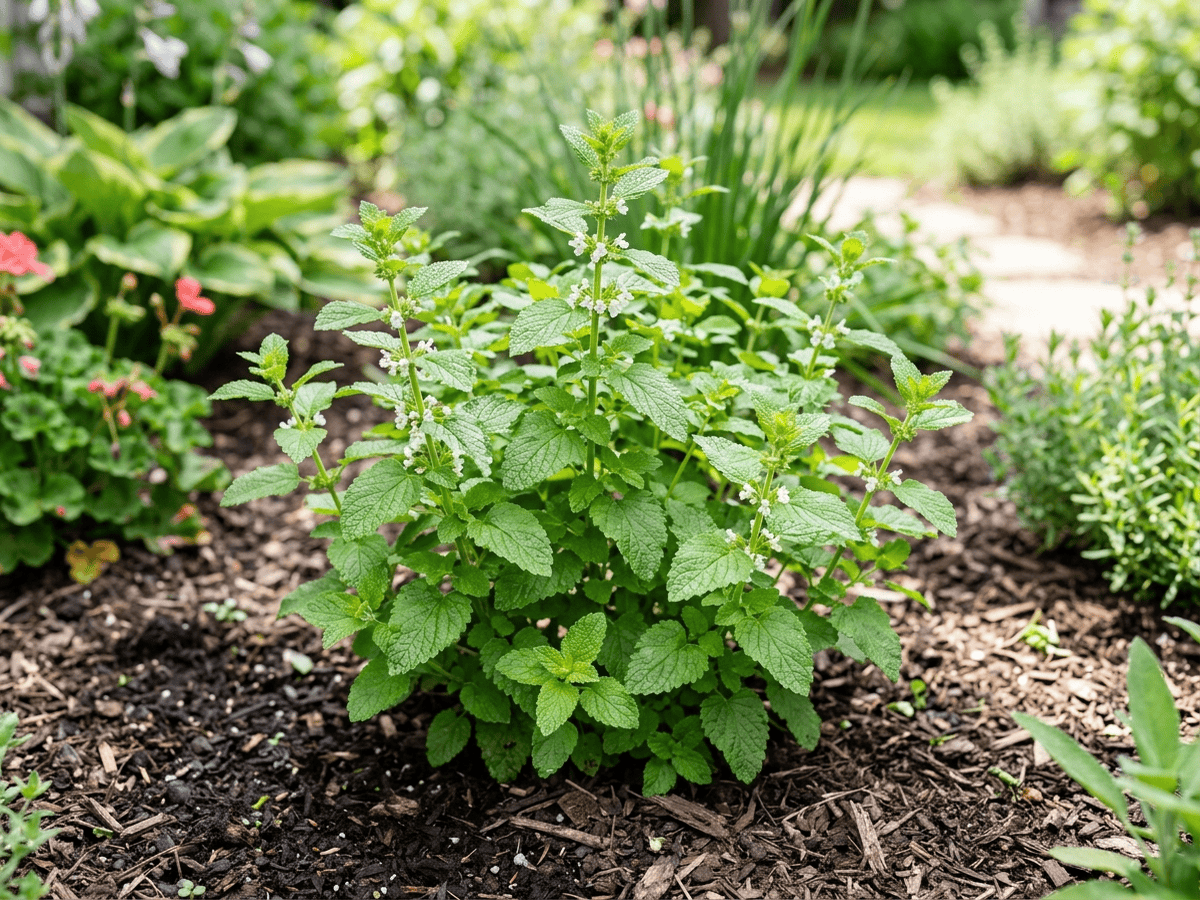 Tía Tô Đất (Melissa officinalis), toàn cây