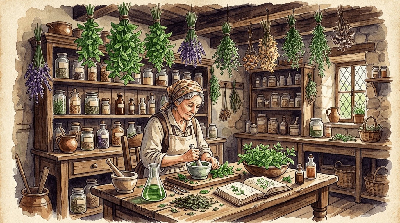 Illustrated historical scene for Spearmint