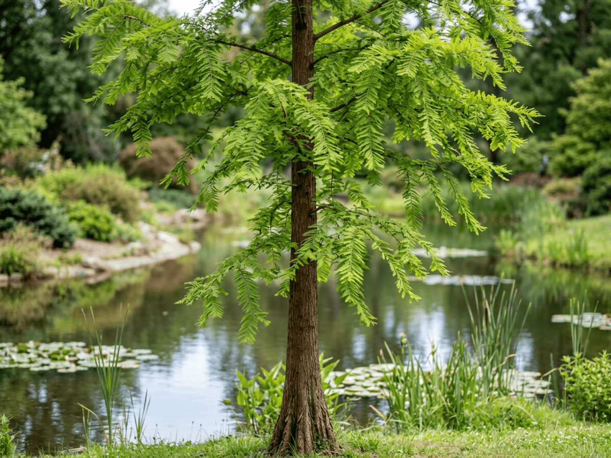 Métaséquoia de Chine (Metasequoia glyptostroboides), plante entière