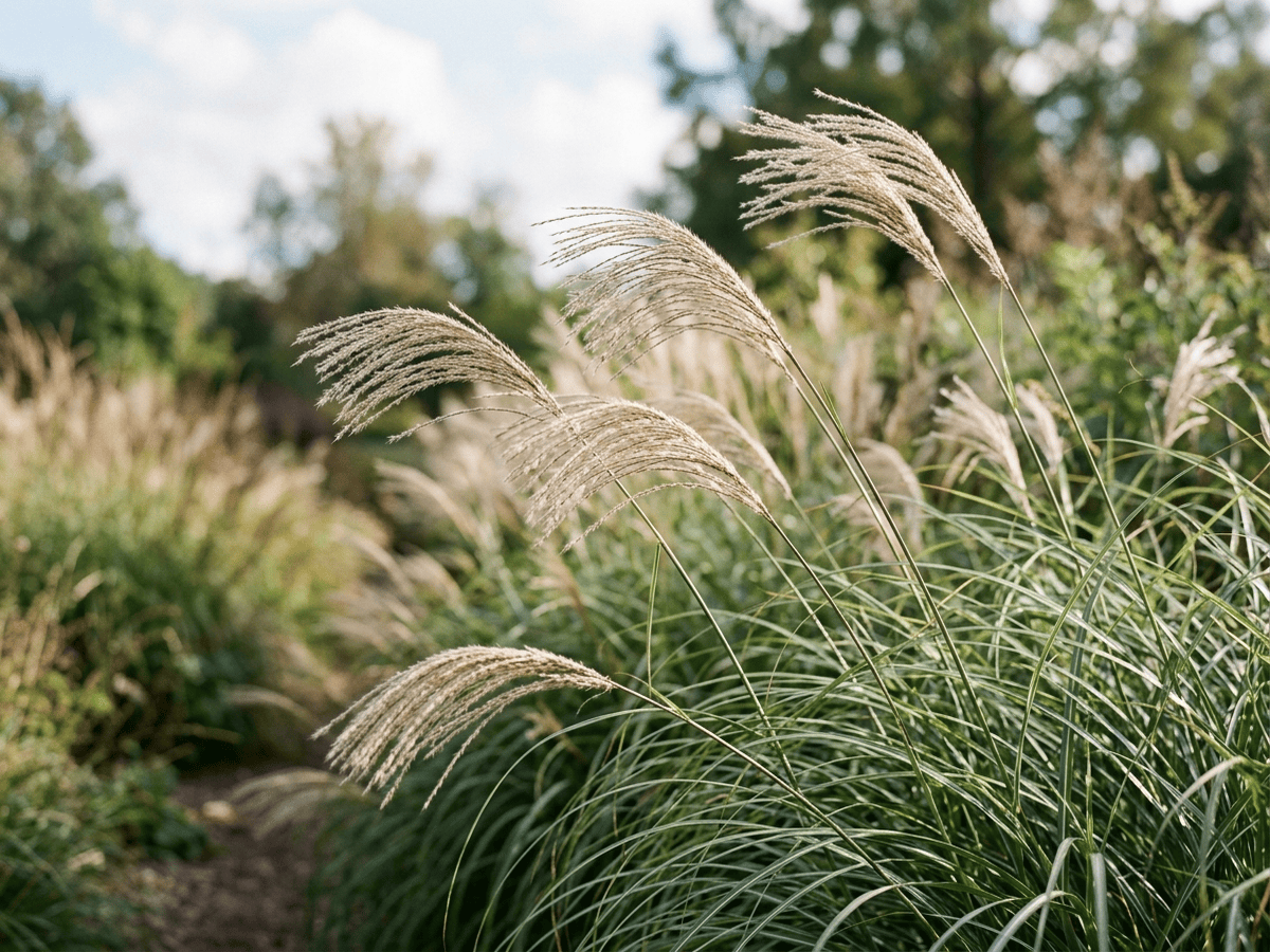 Chinese Silver Grass — seasonal appearance