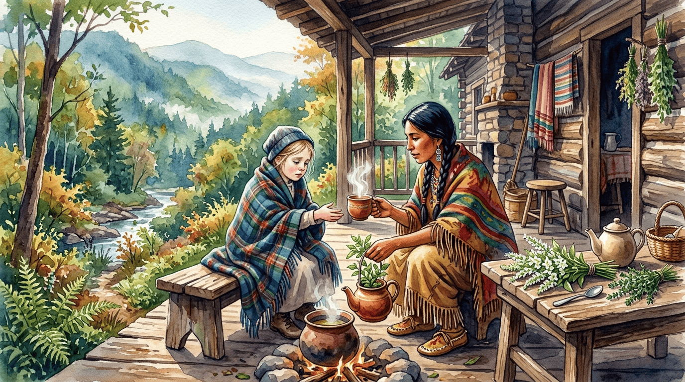 Scena storica illustrata per Bergamotto bianco