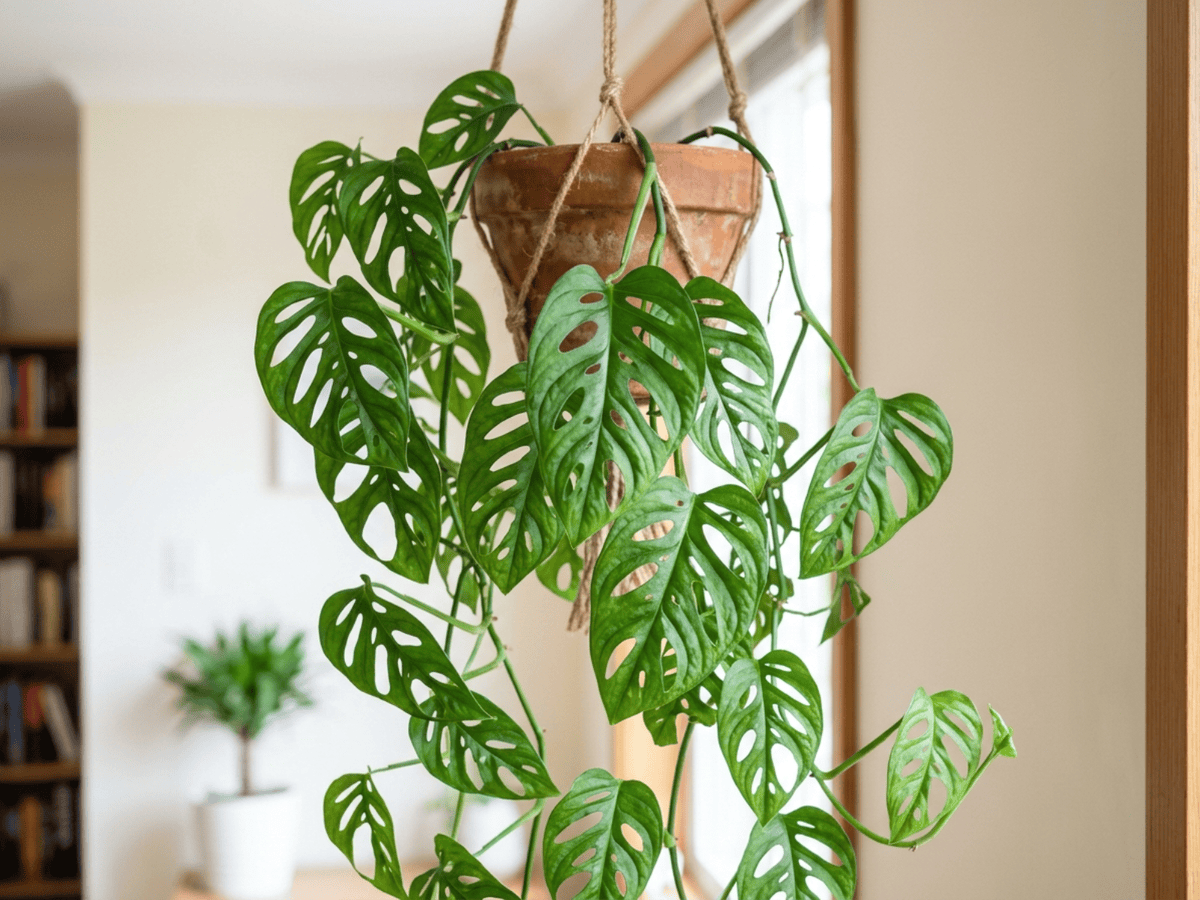 Monstera adansonii (Monstera adansonii), pianta intera