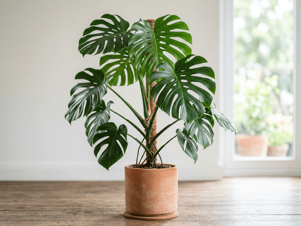 Monstera (Monstera deliciosa), plante entière
