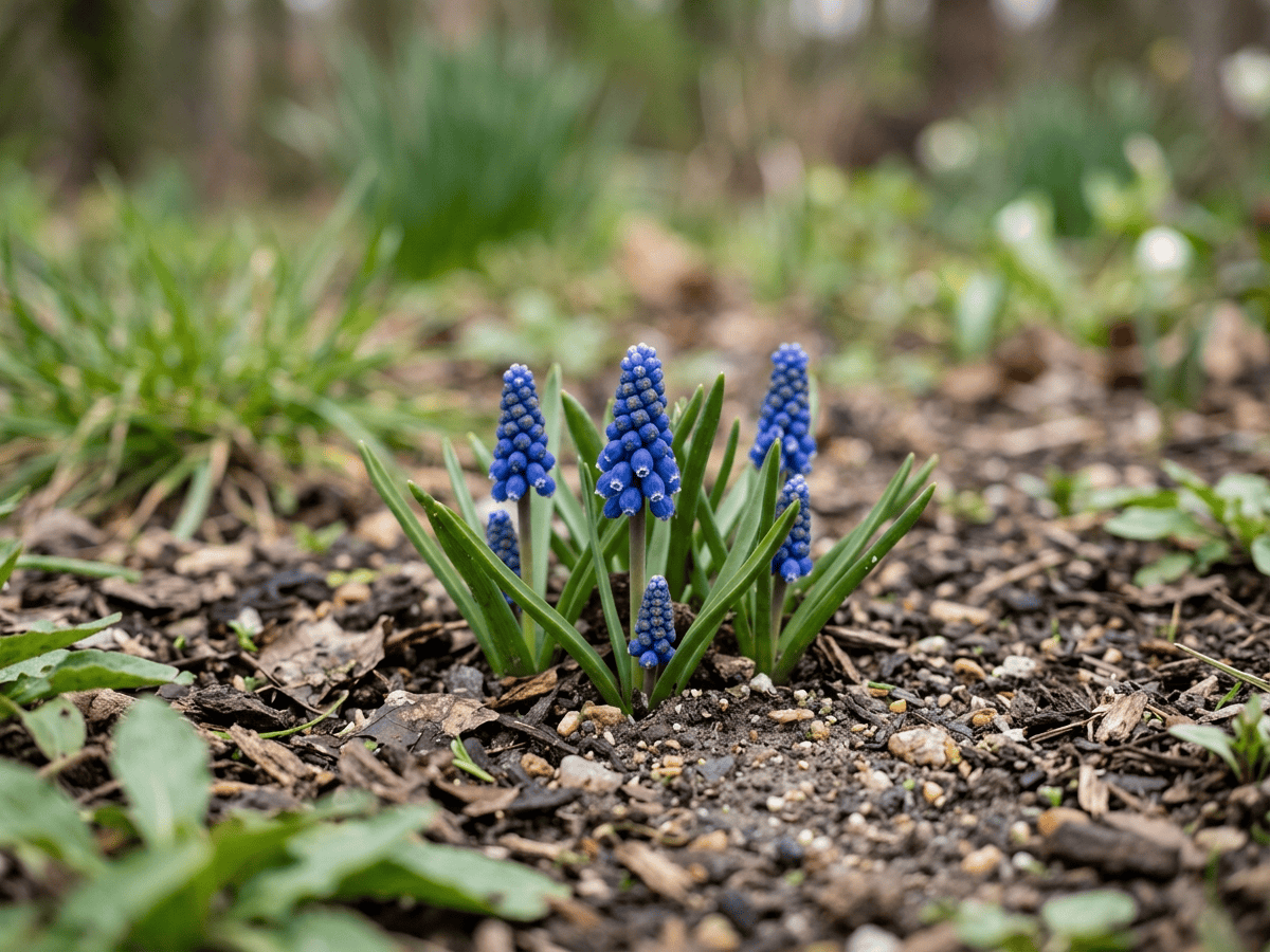 Common Grape Hyacinth — seasonal appearance