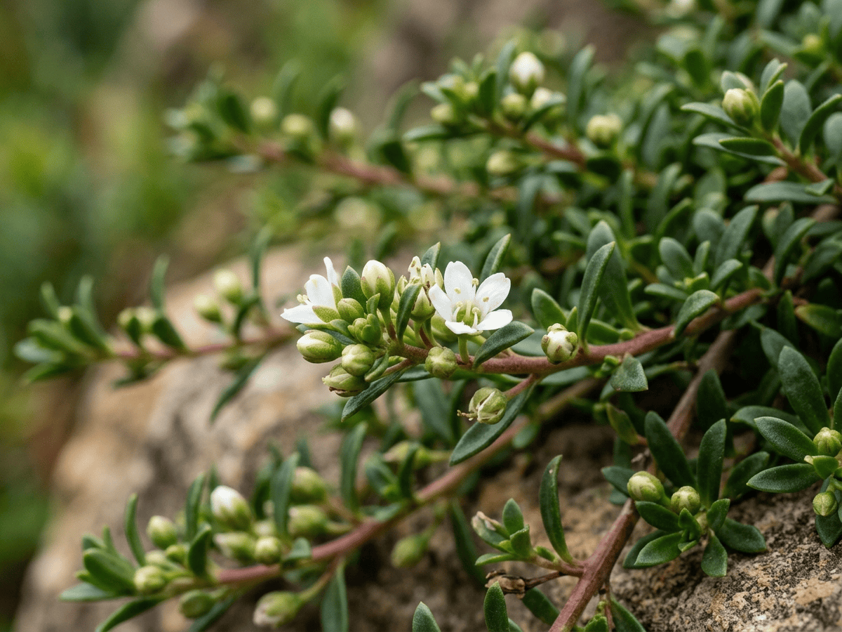 Creeping Myoporum — seasonal appearance