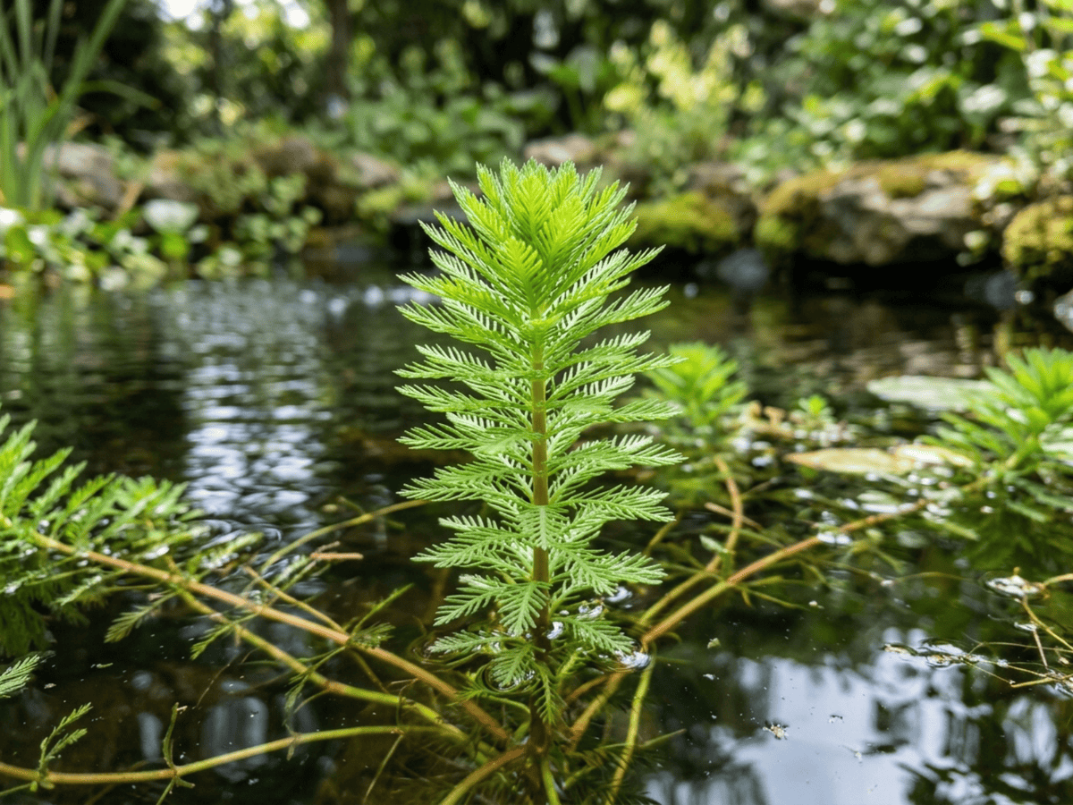 オオフサモ(Myriophyllum aquaticum)の全体像
