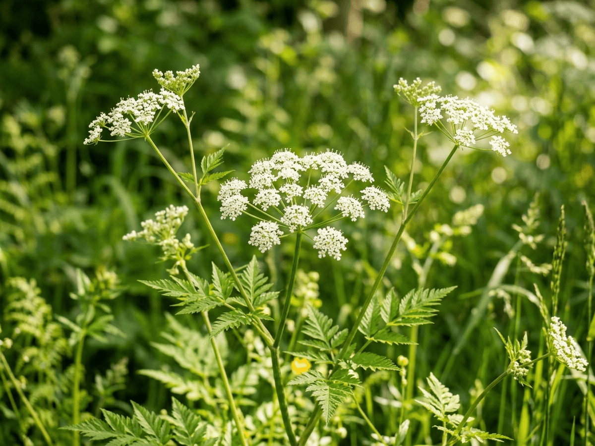 Mirride odorosa — aspetto stagionale
