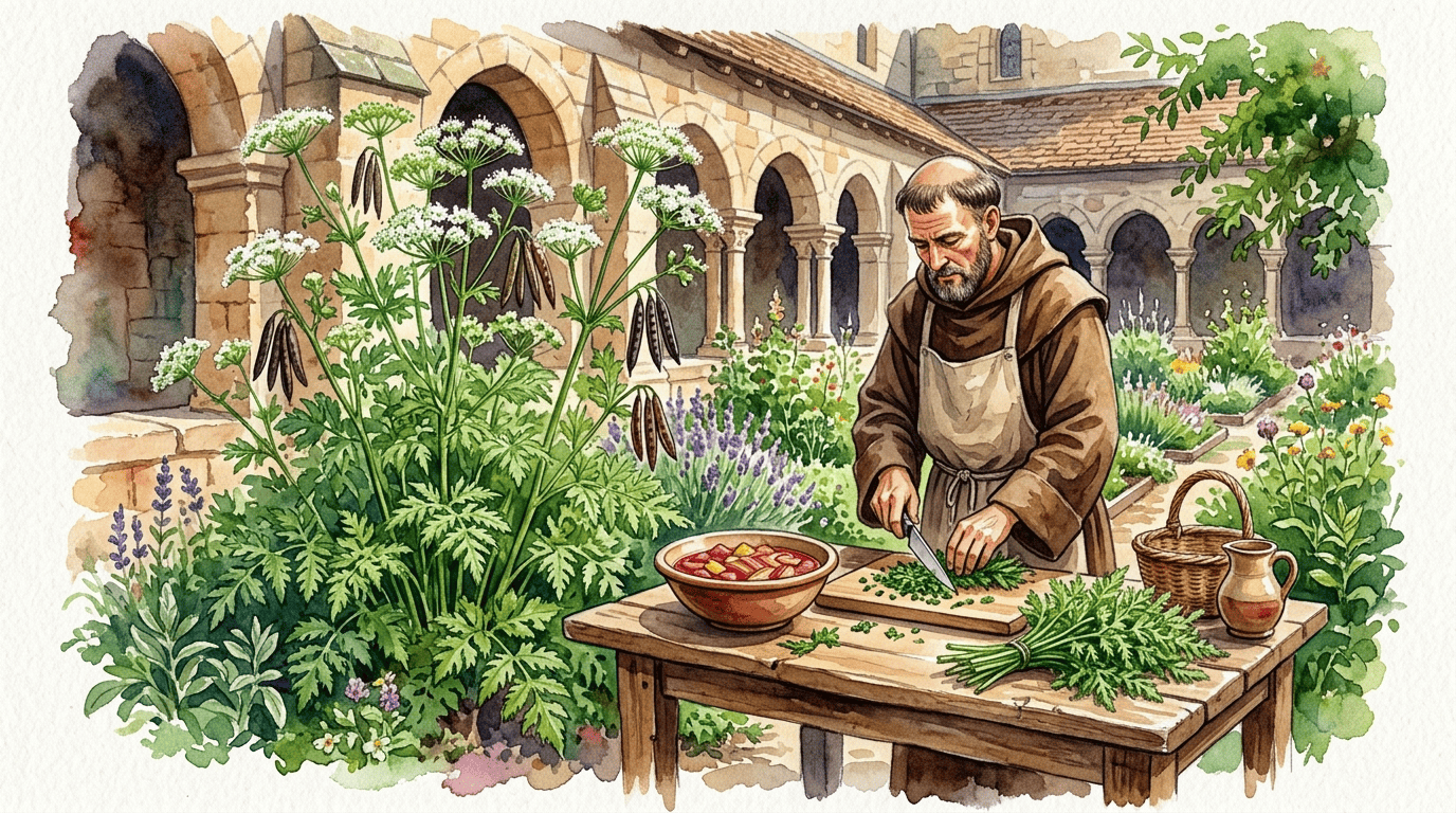 Scena storica illustrata per Mirride odorosa