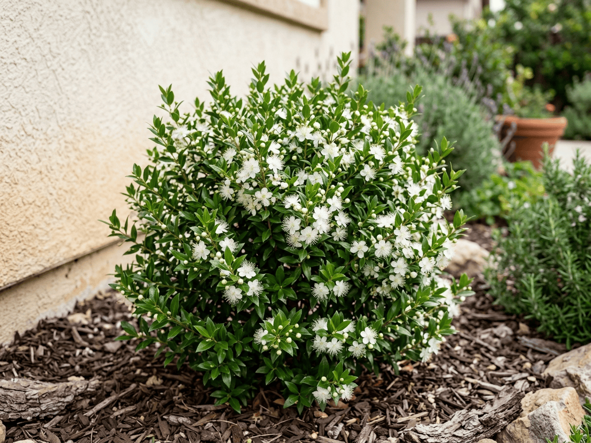 Common Myrtle (Myrtus communis), whole plant