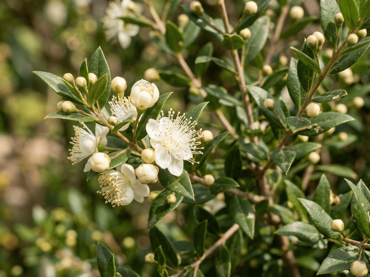Common Myrtle — seasonal appearance
