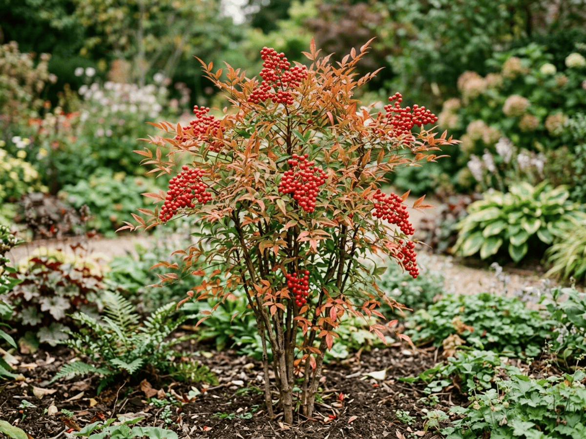 南天竹(Nandina domestica)整株