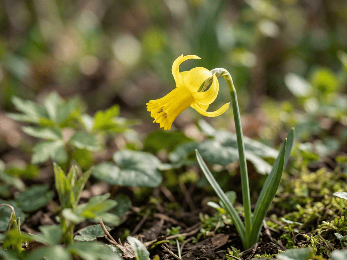 Thủy tiên cyclamen — dáng vẻ theo mùa