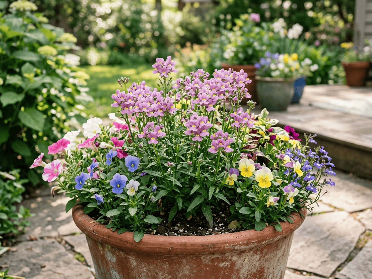 Gezähnte Nemesie im Garten