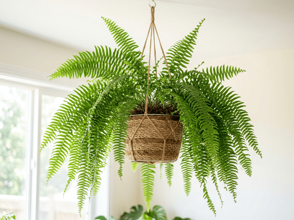 Southern Sword Fern (Nephrolepis exaltata), whole plant