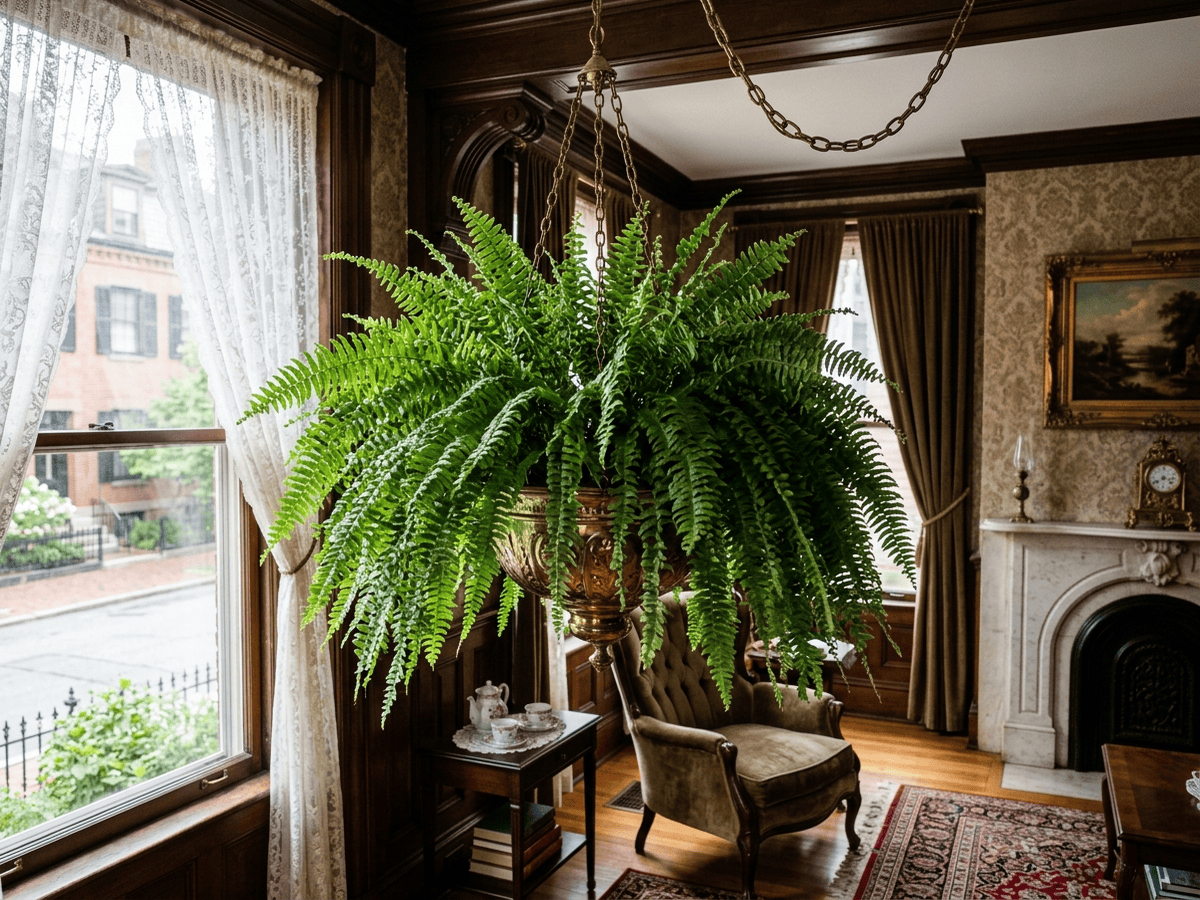 Southern Sword Fern in a garden setting