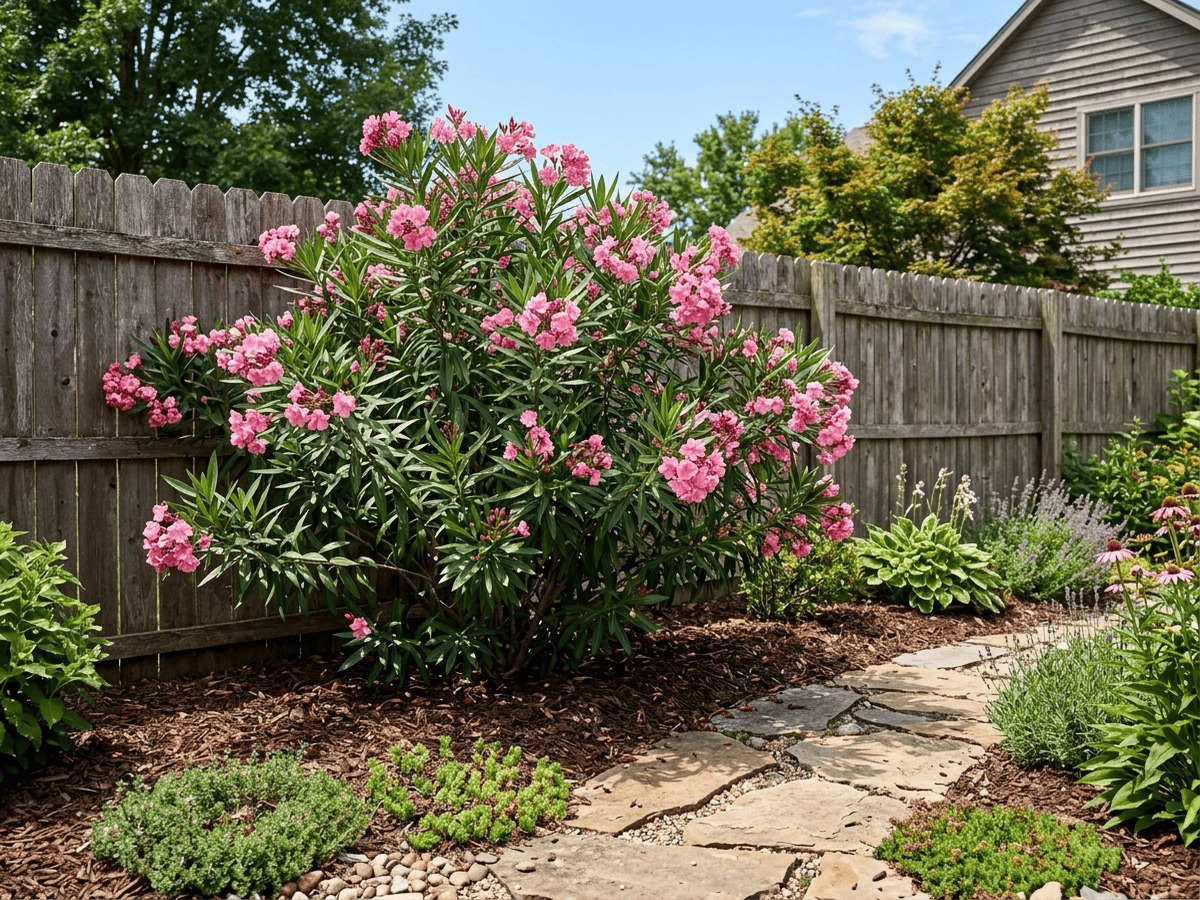 Oleander im Garten