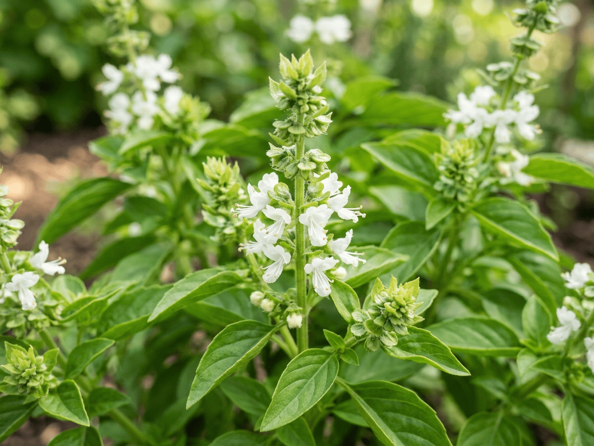 Albahaca Dulce — aspecto estacional