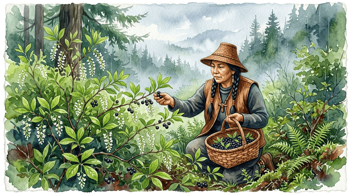 Scena storica illustrata per Oemleria