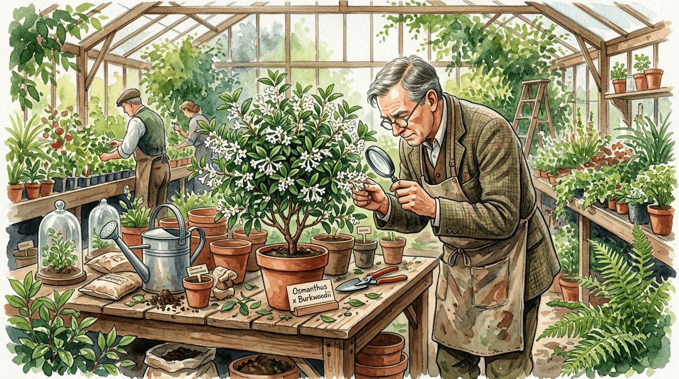 巴克伍德桂花历史场景插画
