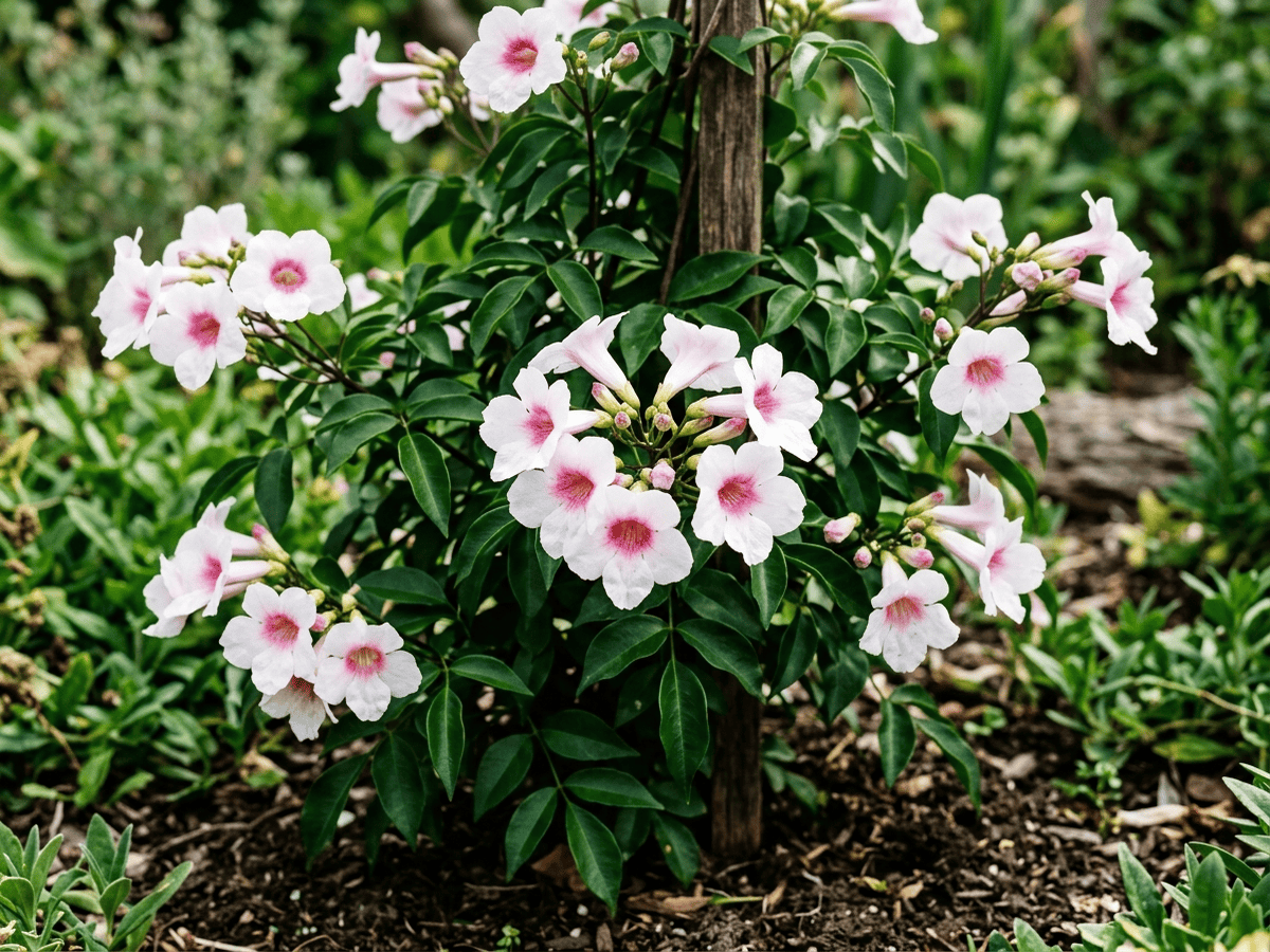 판도레아(Pandorea jasminoides) 전체 모습